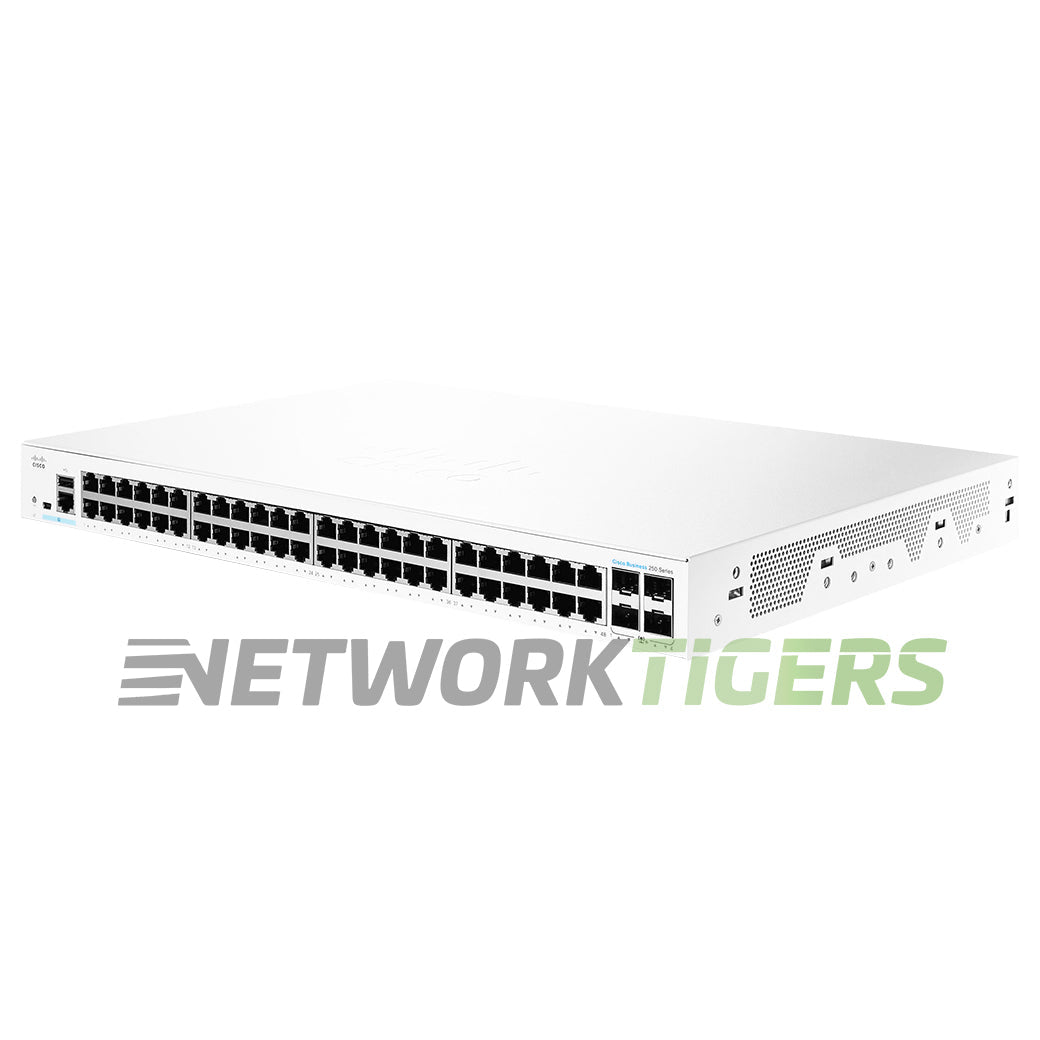 NEW Cisco CBS250-48T-4X-NA 250 Smart Series 48x 1GB RJ-45 4x 10GB SFP+ Switch