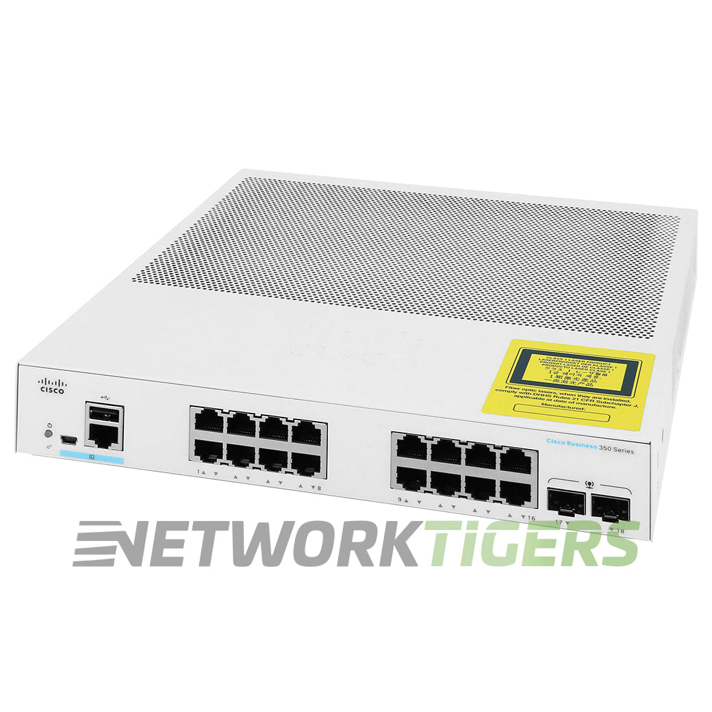 Cisco CBS350-16T-E-2G-NA Business 350 16x 1GB RJ45 2x 1GBSFP Switch