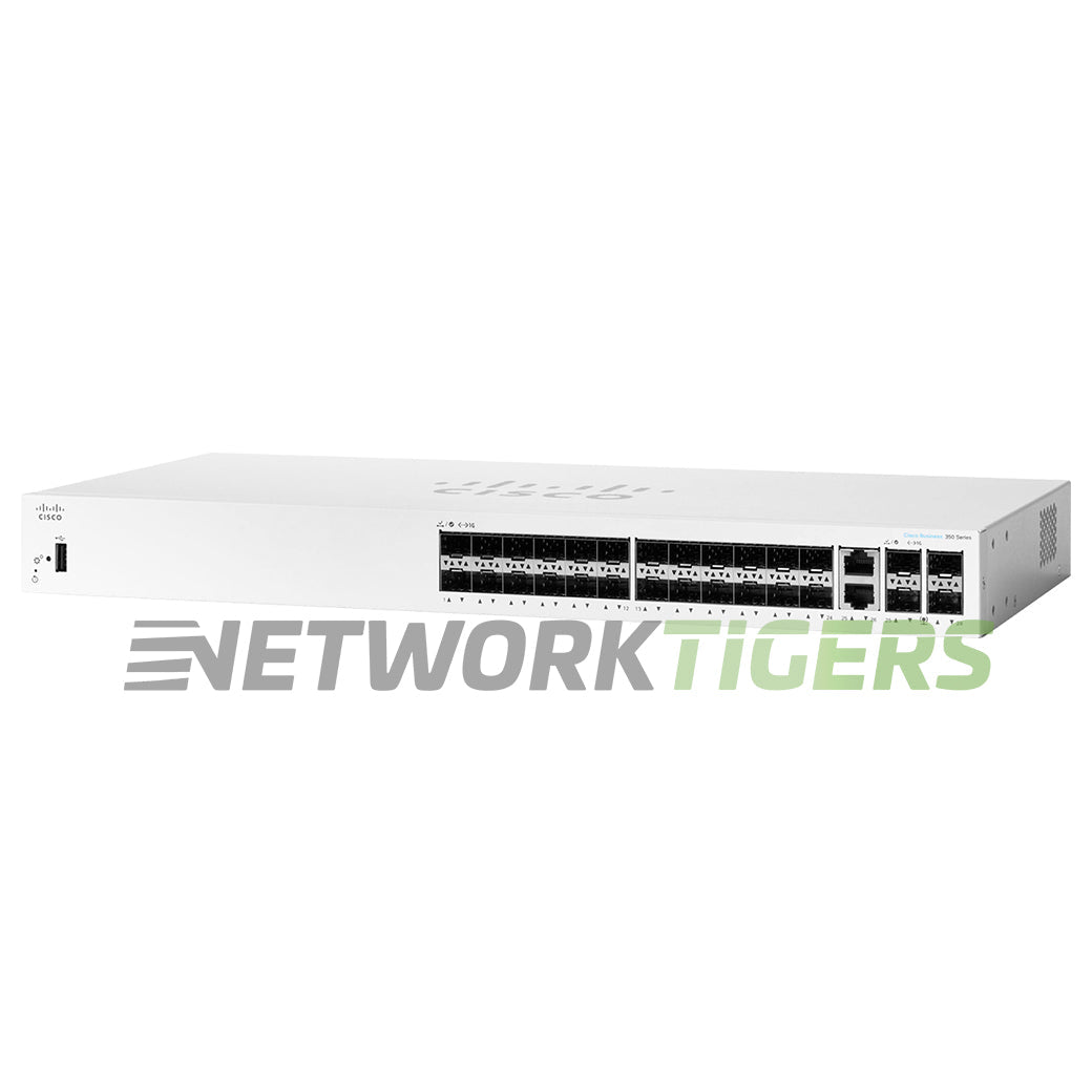 NEW Cisco CBS350-24S-4G-NA 24x 1GB SFP 2x 1GB Combo 2x 1GB SFP Switch