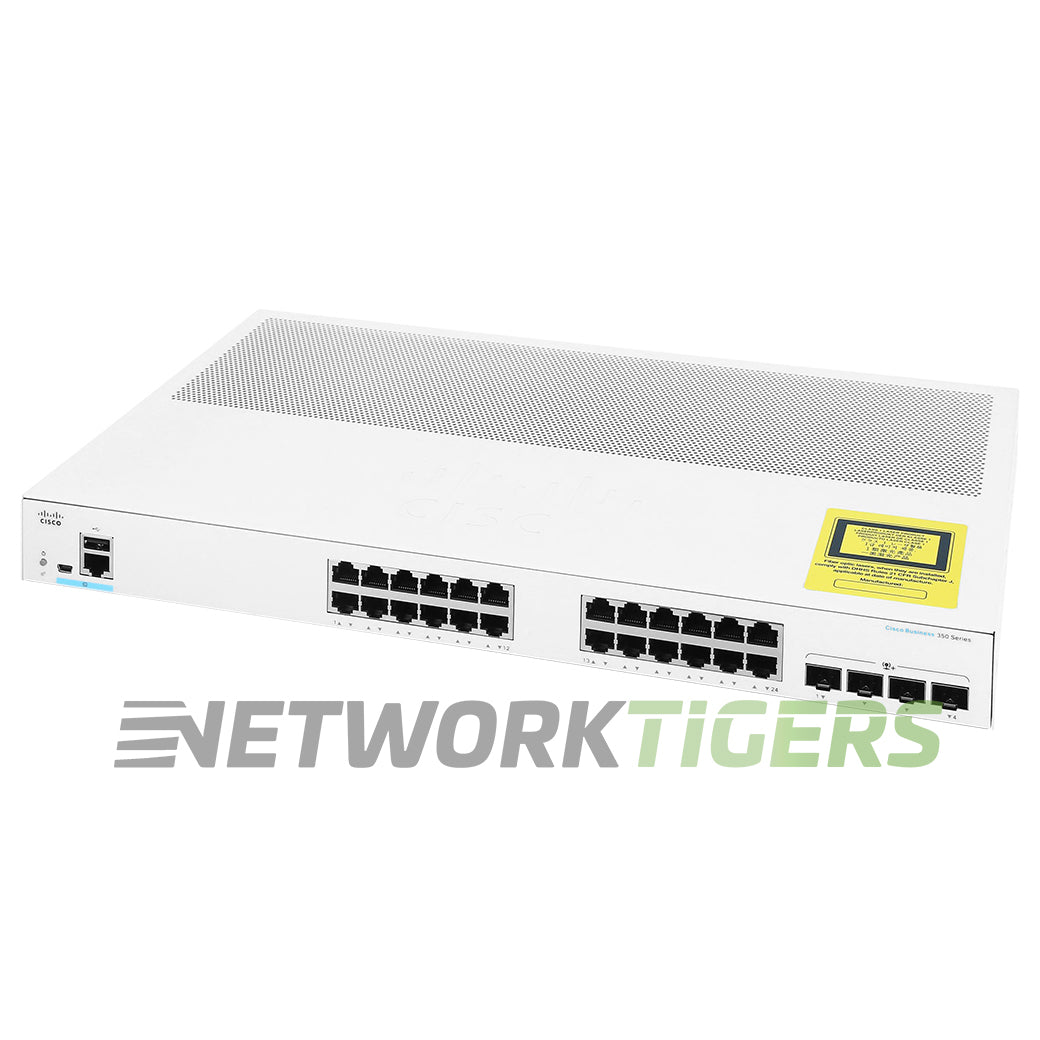 NEW Cisco CBS350-24T-4X-NA Cisco Business 350 24x 1GB RJ45 4x 10GB SFP+ Switch