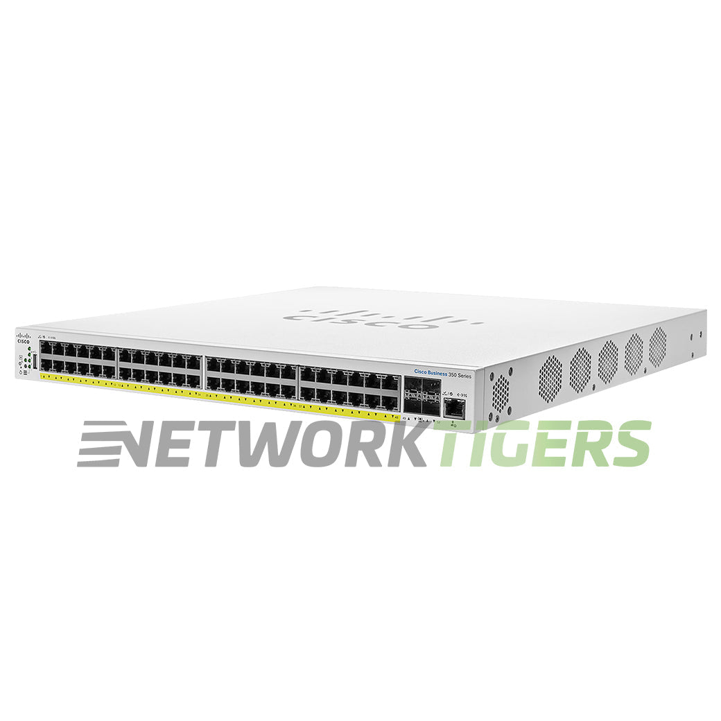 NEW Cisco CBS350-48FP-4G-NA Business 350 48x 1GB PoE+ RJ45 4x 1GB SFP Switch