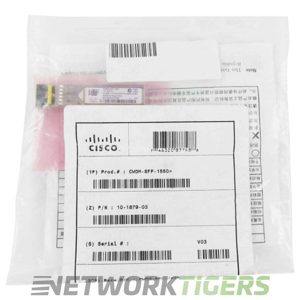 NEW Cisco CWDM-SFP-1550 1GB BASE-CWDM Fibre Channel 1550nm SFP Transceiver