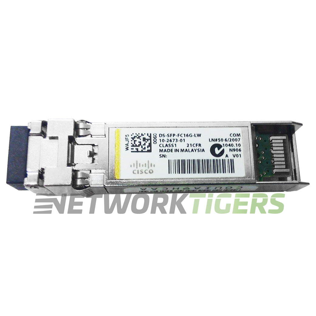 NEW Cisco DS-SFP-FC16G-LW 16GB LW SMF LC Fibre Channel SFP+ Transceiver