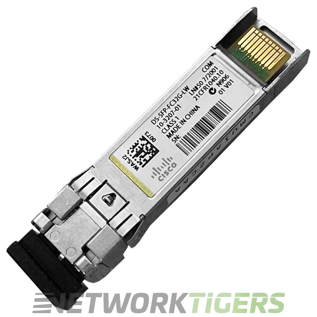 NEW Cisco DS-SFP-FC32G-LW 32GB Fibre Channel 1310nm 10km DOM SFP28 Transceiver