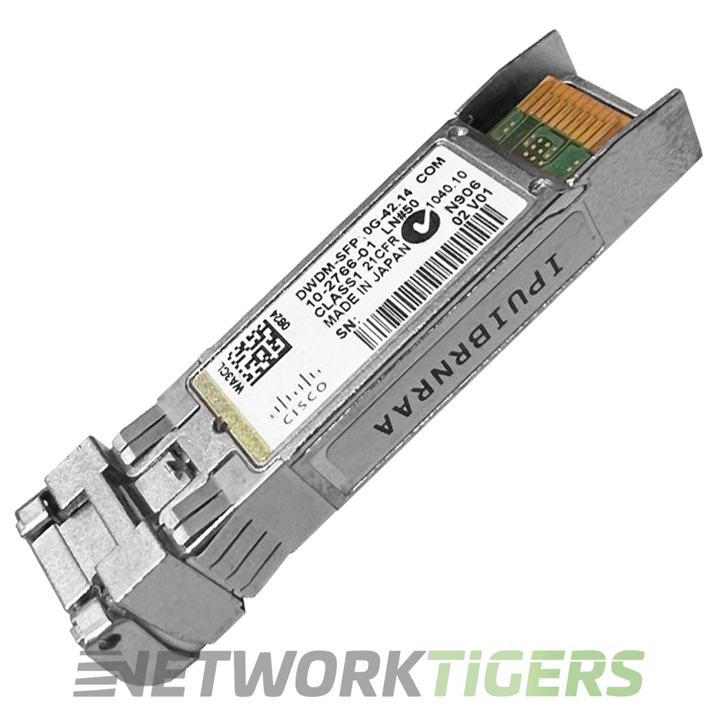 Cisco DWDM-SFP10G-42.14 10GB 1542.14nm 80km DOM SMF SFP+ Transceiver