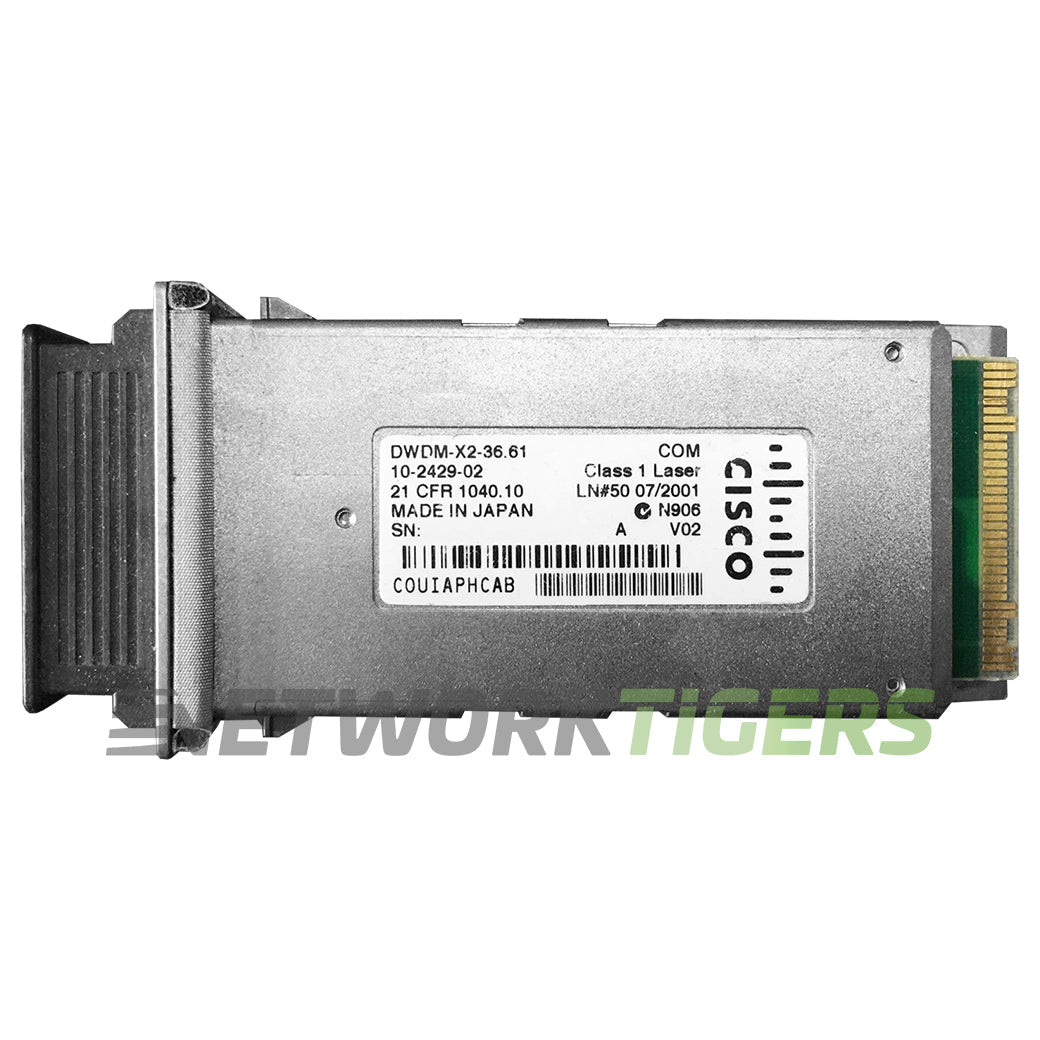 Cisco DWDM-X2-36.61 10GB BASE-DWDM 80km over SMF X2 Transceiver