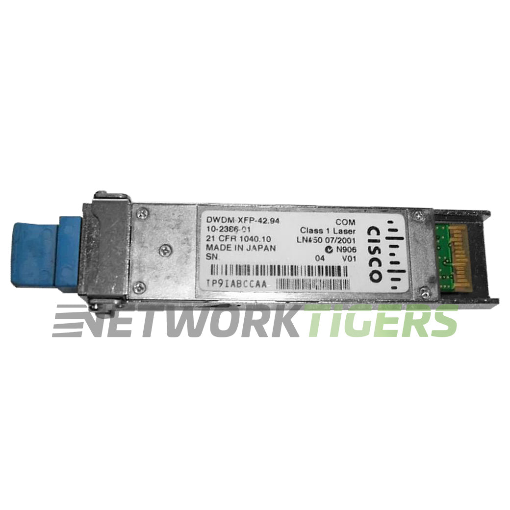 Cisco DWDM-XFP-42.94 10GB BASE-DWDM 1542.94nm SMF XFP Transceiver