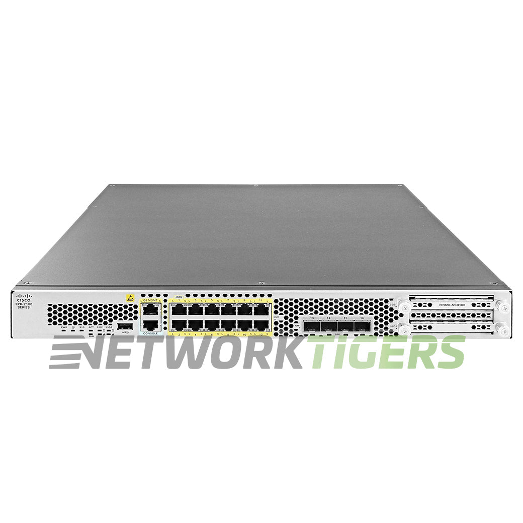 NEW Cisco FPR2110-NGFW-K9 12x 1GB RJ45 4x 1GB SFP 2x SSD Slot Firewall