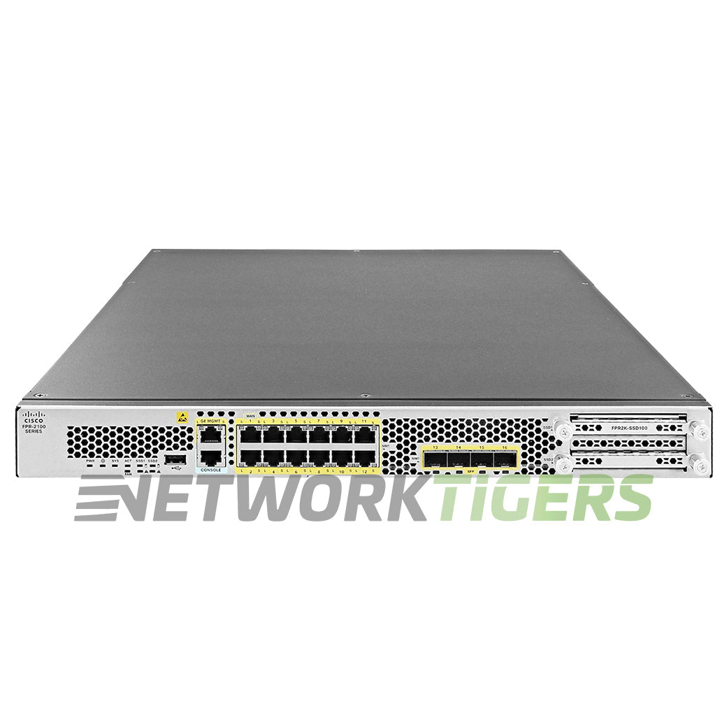NEW Cisco FPR2130-NGFW-K9 4.75 Gbps 12x 1GB RJ45 4x 1GB SFP 1x NM Slot Firewall