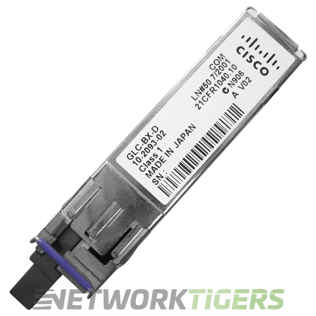 Cisco GLC-BX-D 1000BASE-BX10 1490 nm SMF SFP Transceiver Module