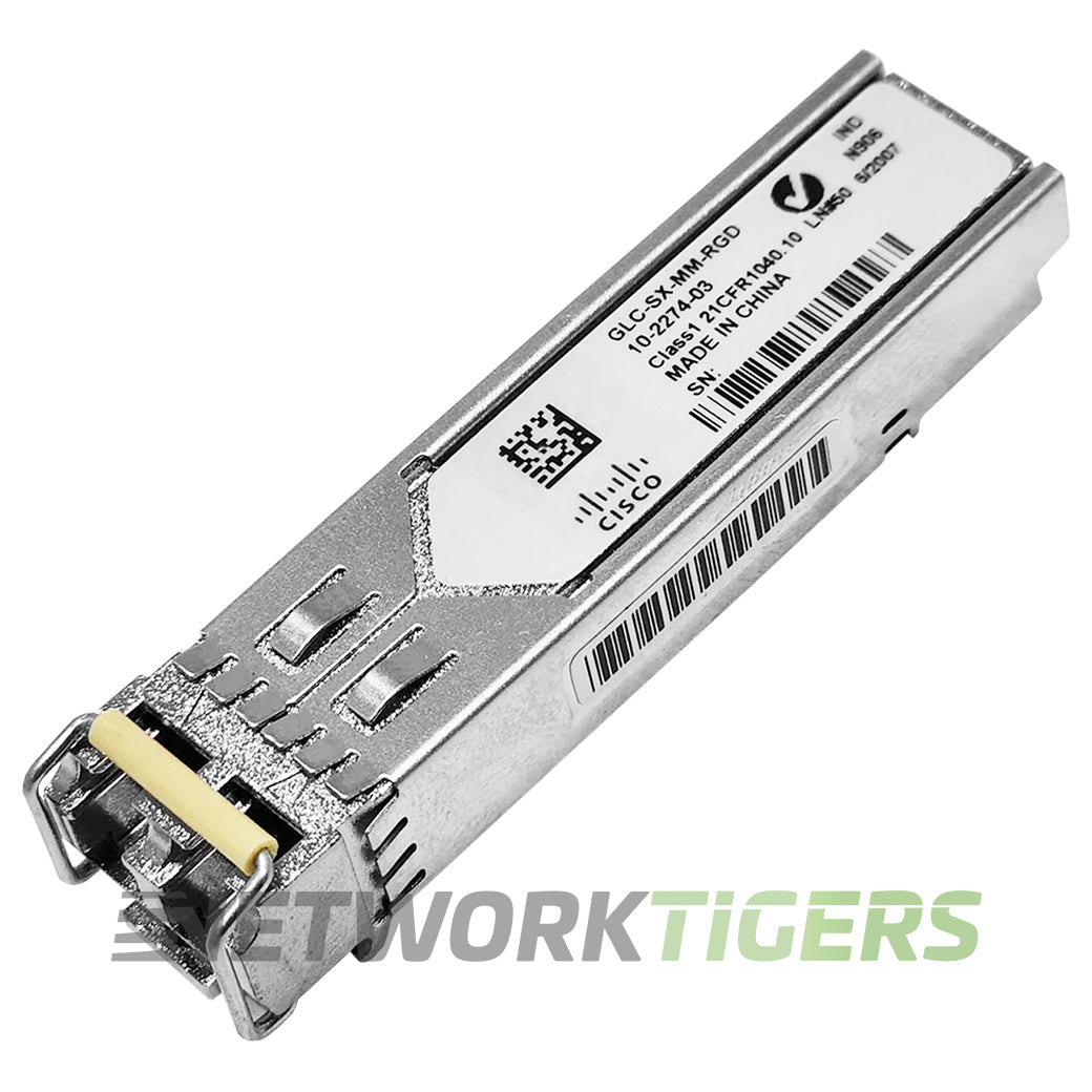 NEW Cisco GLC-SX-MM-RGD 1GB BASE-SX MMF LC Rugged SFP Transceiver (Without DOM)