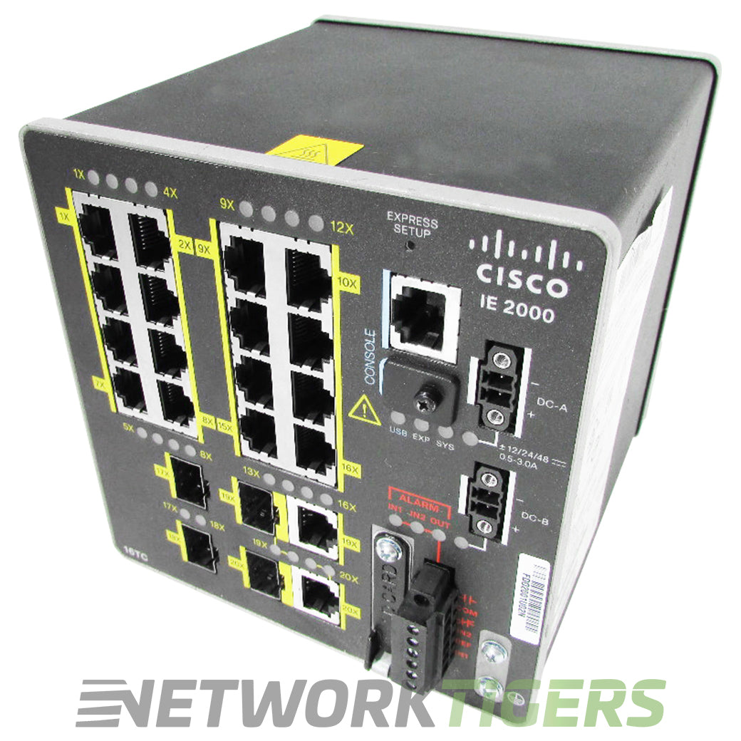 NEW Cisco IE-2000-16TC-G-E 16x FE RJ45 2x 1GB Combo 2x 1GB SFP Switch
