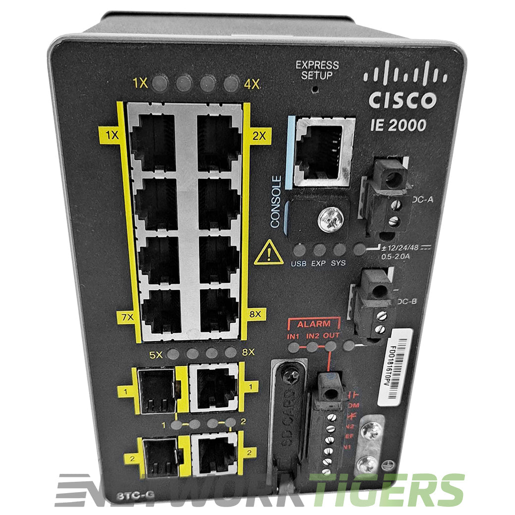 NEW Cisco IE-2000-8TC-G-B IE 2000 Series 8x FE RJ45 2x 1GB Combo Switch