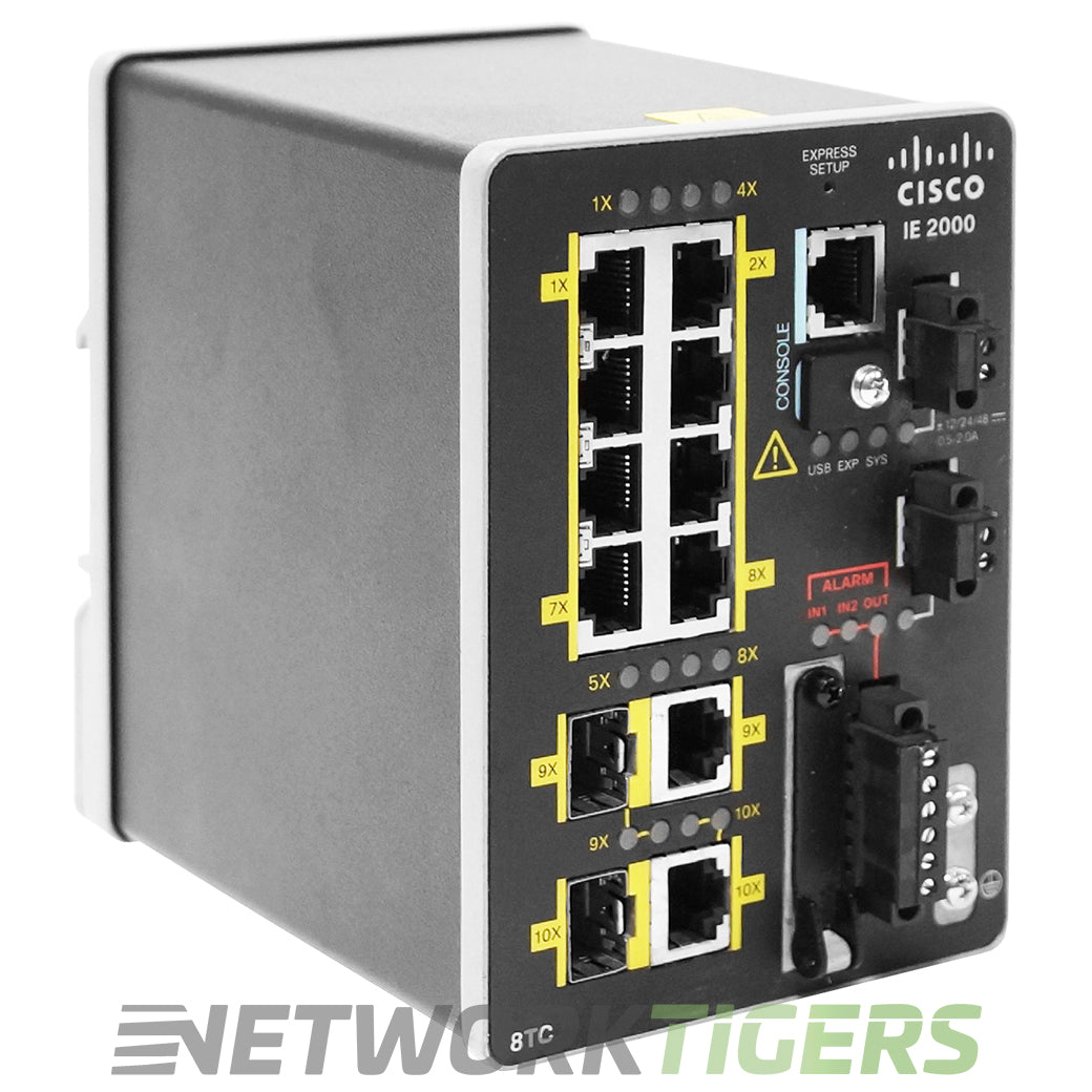 NEW Cisco IE-2000-8TC-G-B IE 2000 Series 8x FE RJ45 2x 1GB Combo Switch