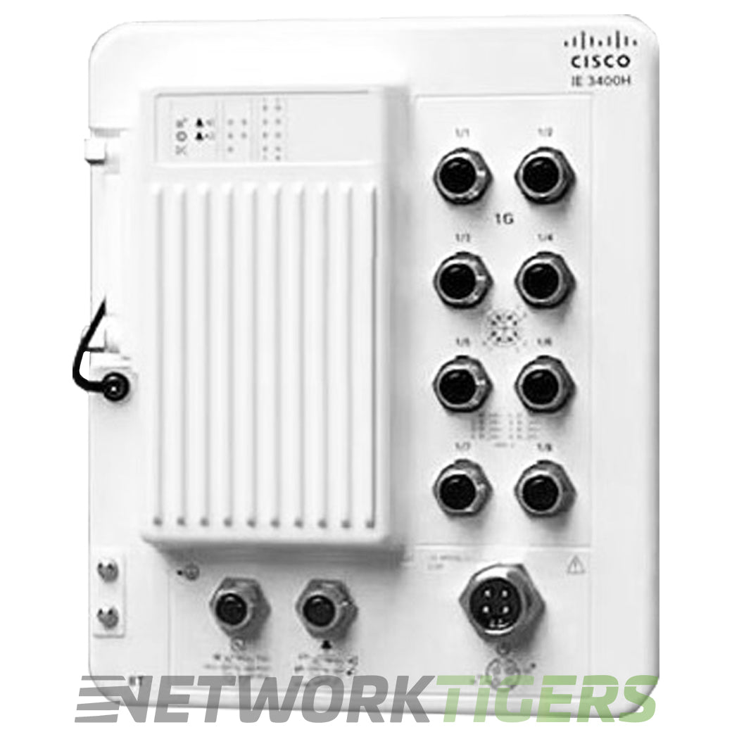 NEW Cisco IE-3400H-8FT-A Catalyst IE3400 Heavy Duty 8x FE M12 Switch