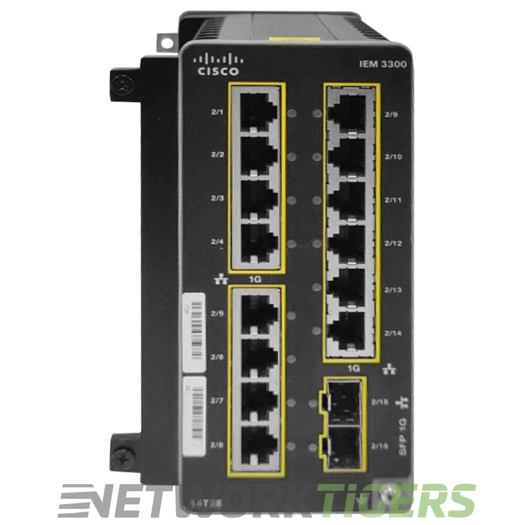 NEW Cisco IEM-3300-14T2S Catalyst IE3300 Rugged 14x 1GB 2x 1GB SFP Switch Module