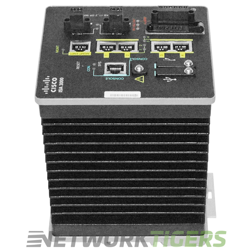 Cisco ISA-3000-4C-K9 ISA 3000 Series 4x 1 Gigabit RJ45 ASA Industrial Firewall