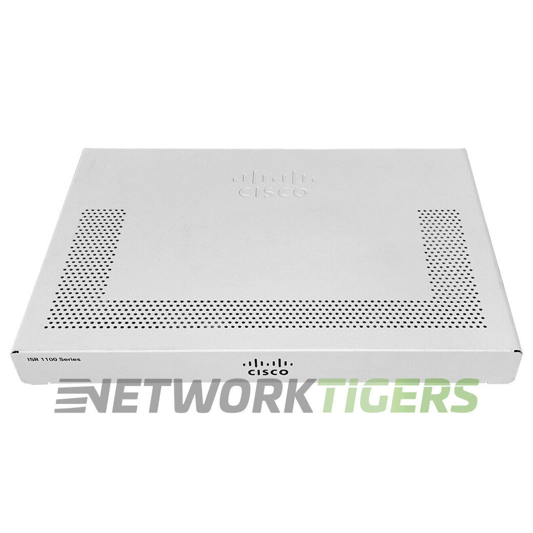 Cisco ISR1100-6G ISR 1000 Series 4x 1 Gigabit RJ45 2x 1 Gigabit SFP Router