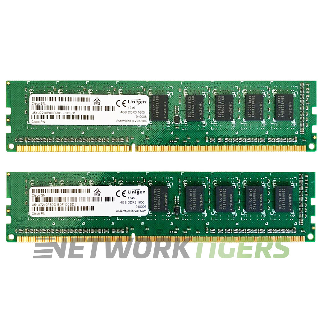 NEW Cisco MEM-4300-4GU8G ISR 4000 Series Router 4GB to 8GB DRAM Memory Upgrade