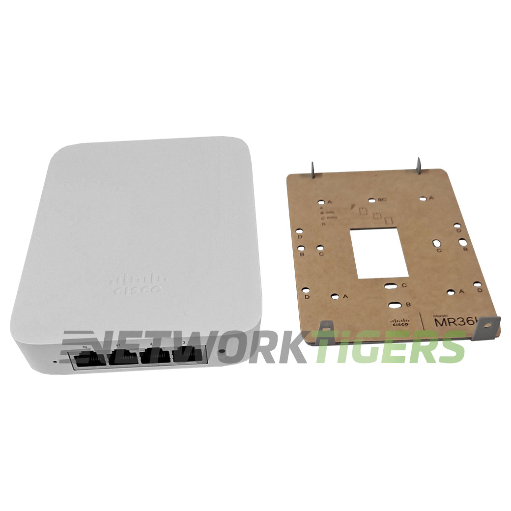 NEW Cisco Meraki MR36H-HW Wi-Fi 6 802.11ax Wall Switch Unclaimed WAP w/ Mounts
