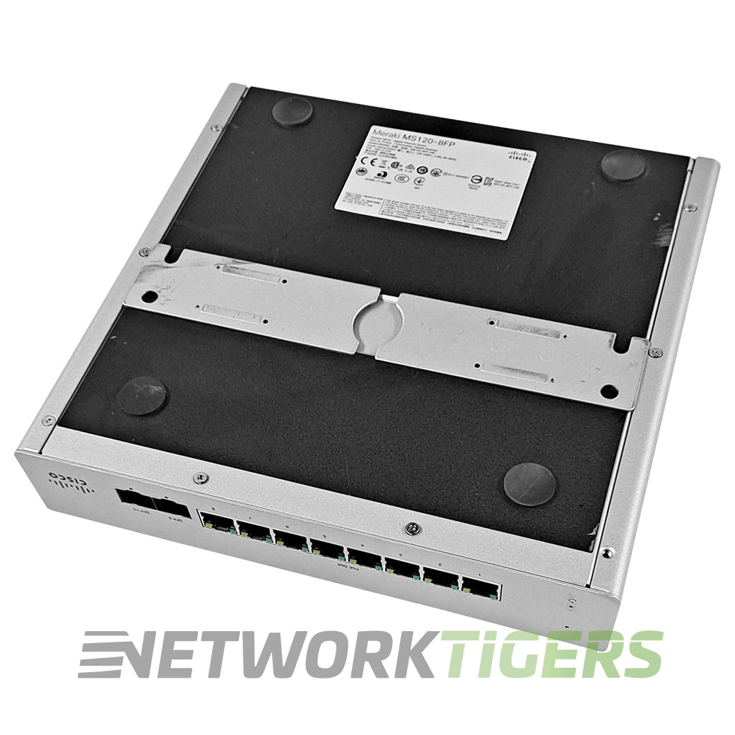 Cisco Meraki MS120-8FP-HW 8x 1GB PoE+ RJ45 2x 1GB SFP Unclaimed Switch