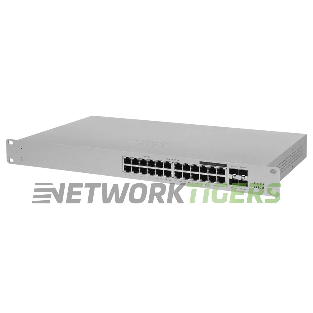 Cisco Meraki MS130-24X-HW 24x PoE RJ45 4x 10GB Unclaimed Switch
