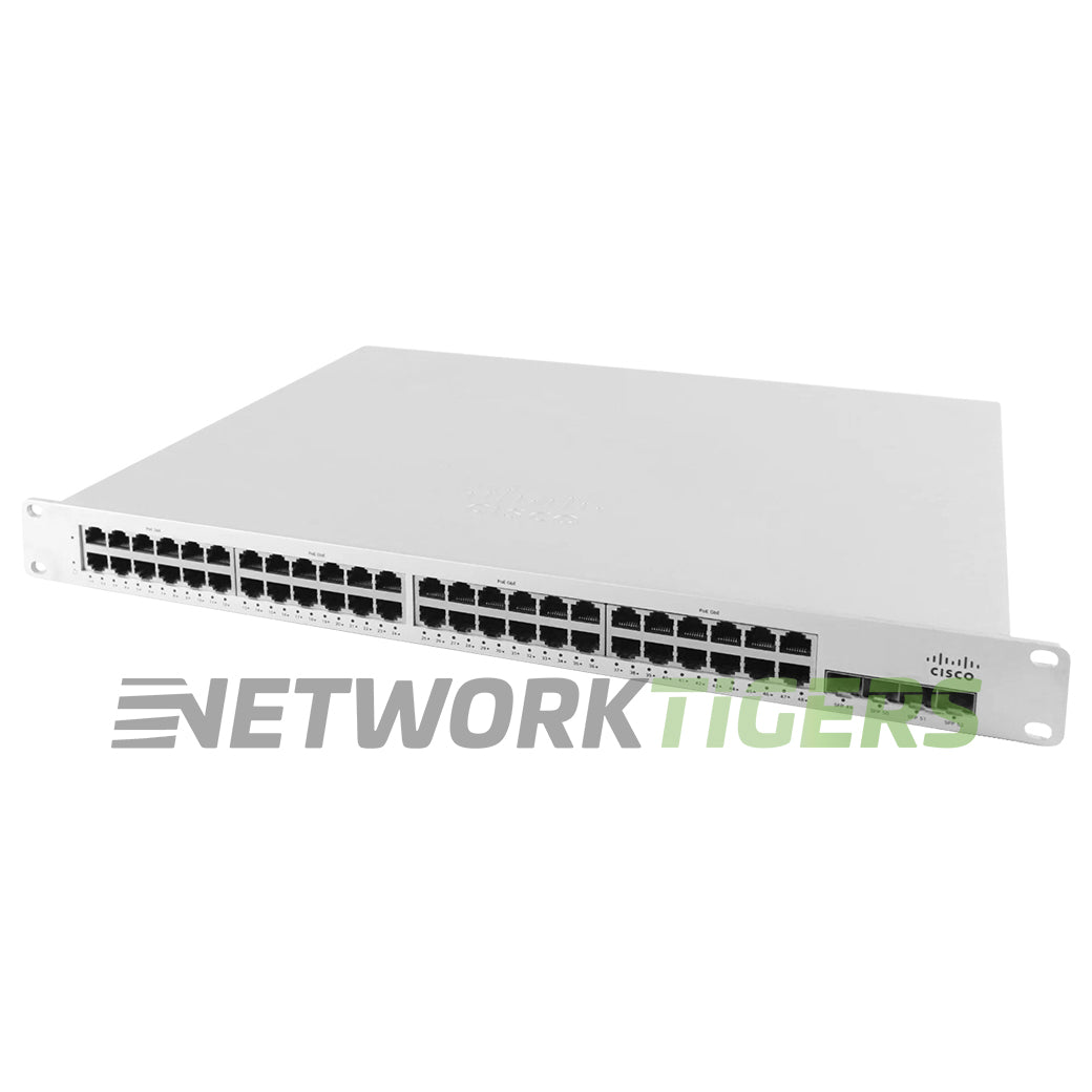 Cisco Meraki MS210-48LP-HW 48x 1GB PoE RJ45 4x 1GB SFP Unclaimed Switch