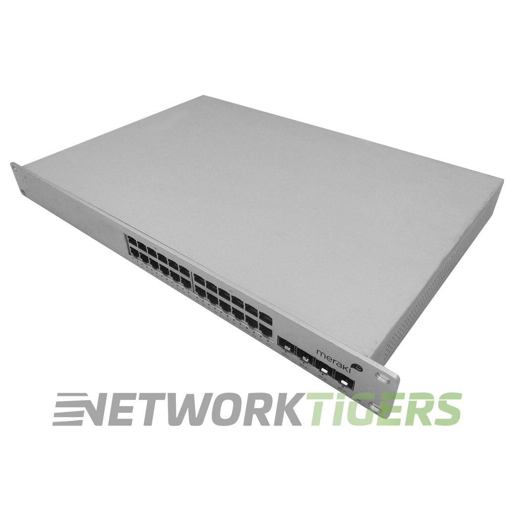 NEW Cisco Meraki MS22P-HW 24x 1GB PoE+ RJ45 4x 1GB SFP Unclaimed Switch