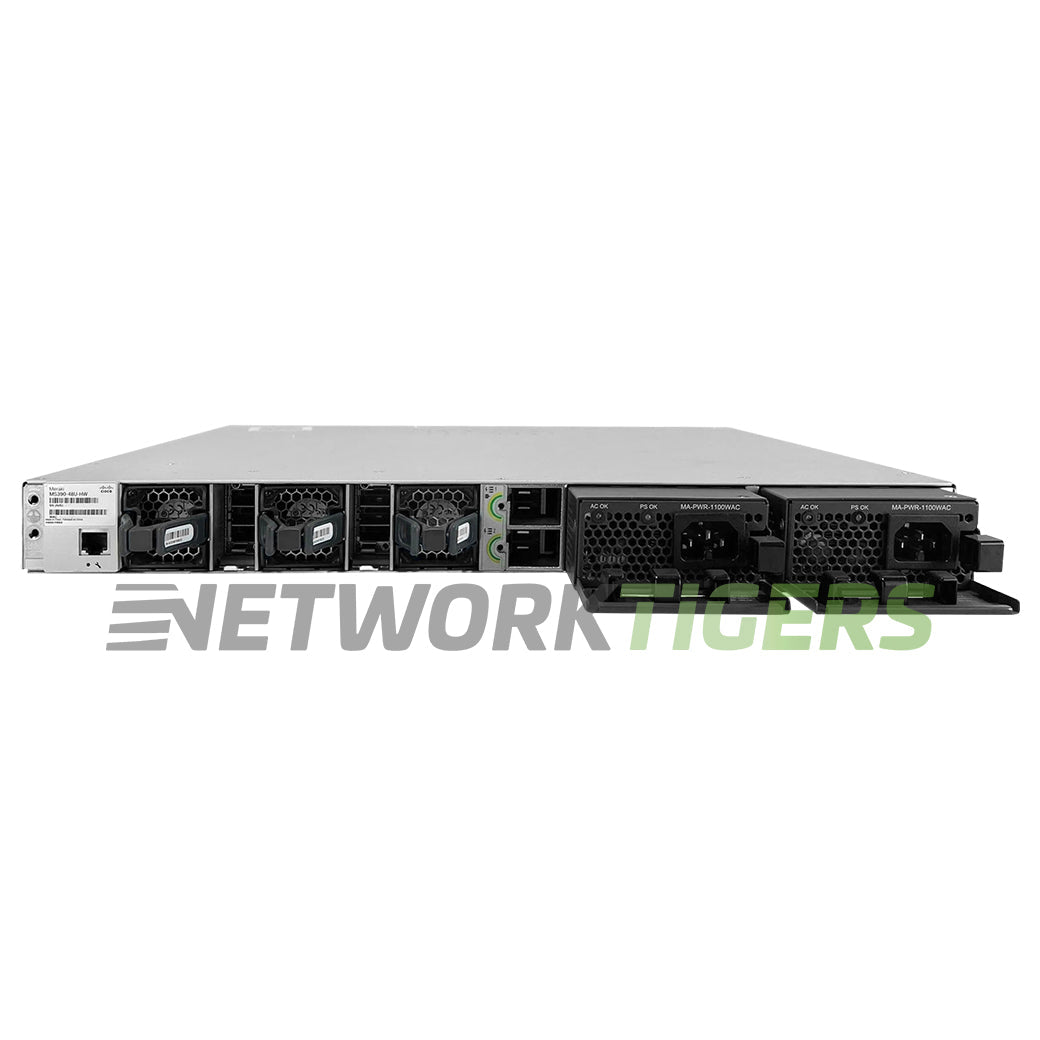 NEW Cisco Meraki MS390-48U-HW 48x 1GB UPoE RJ45 1x Mod Slot Unclaimed Switch