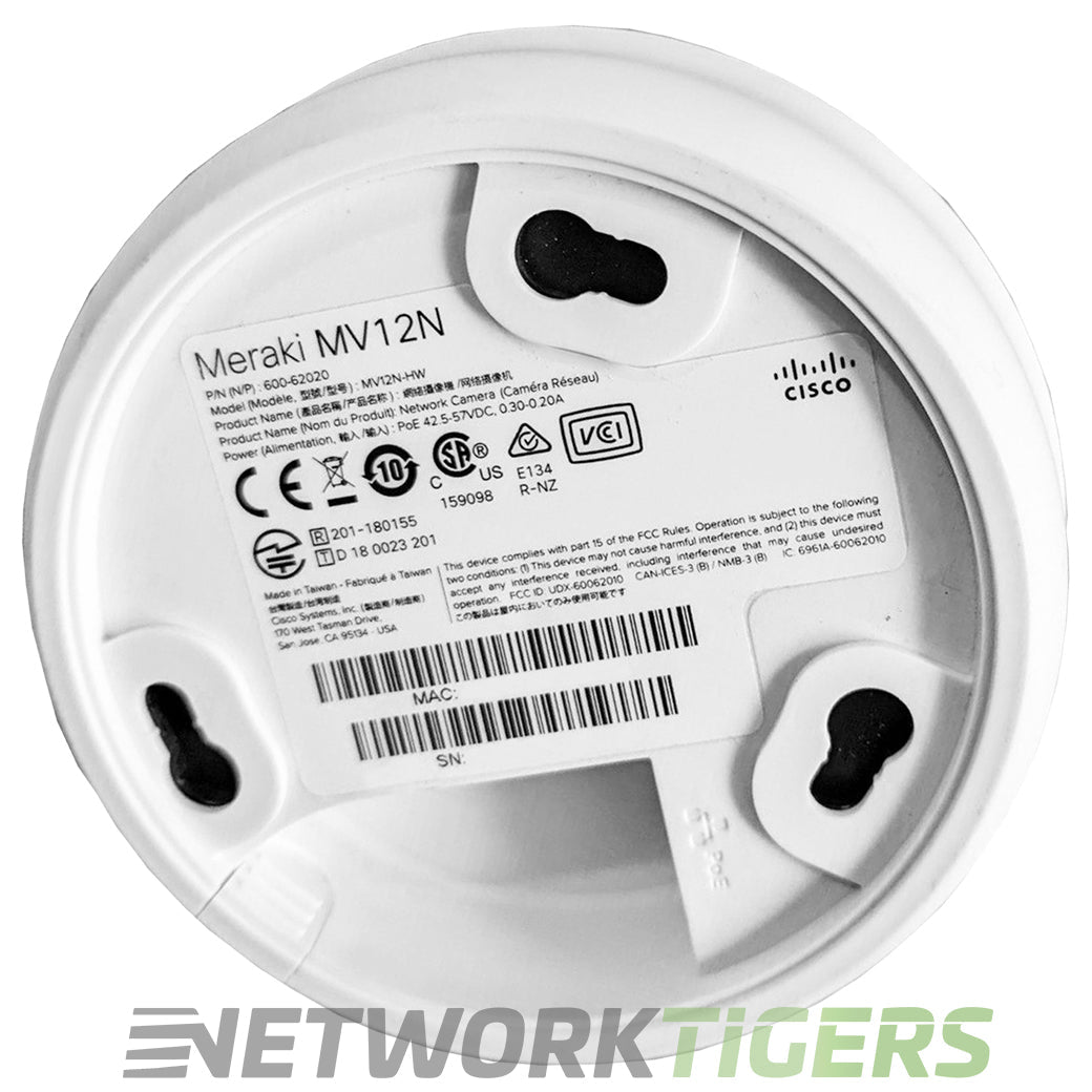 NEW Cisco Meraki MV12W-HW 256GB Wide Angle Mini Dome Camera