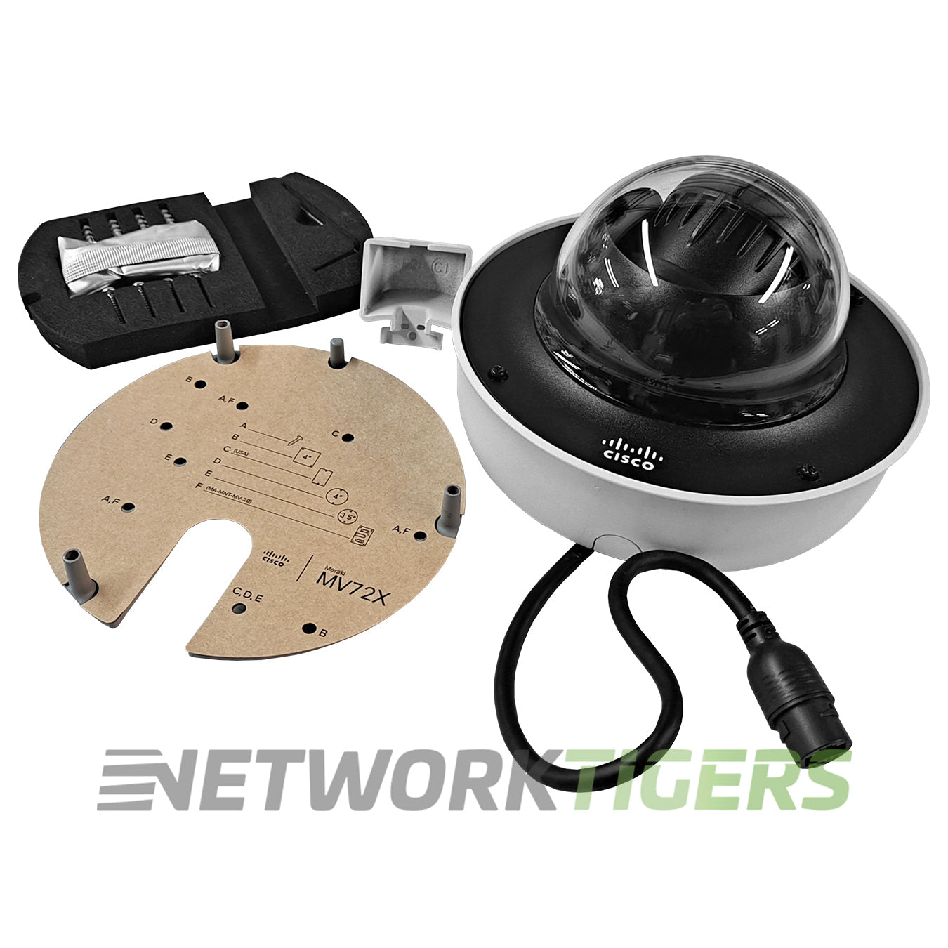 NEW Cisco Meraki MV72X-HW Varifocal Outdoor Dome Camera w/ 512GB Storage