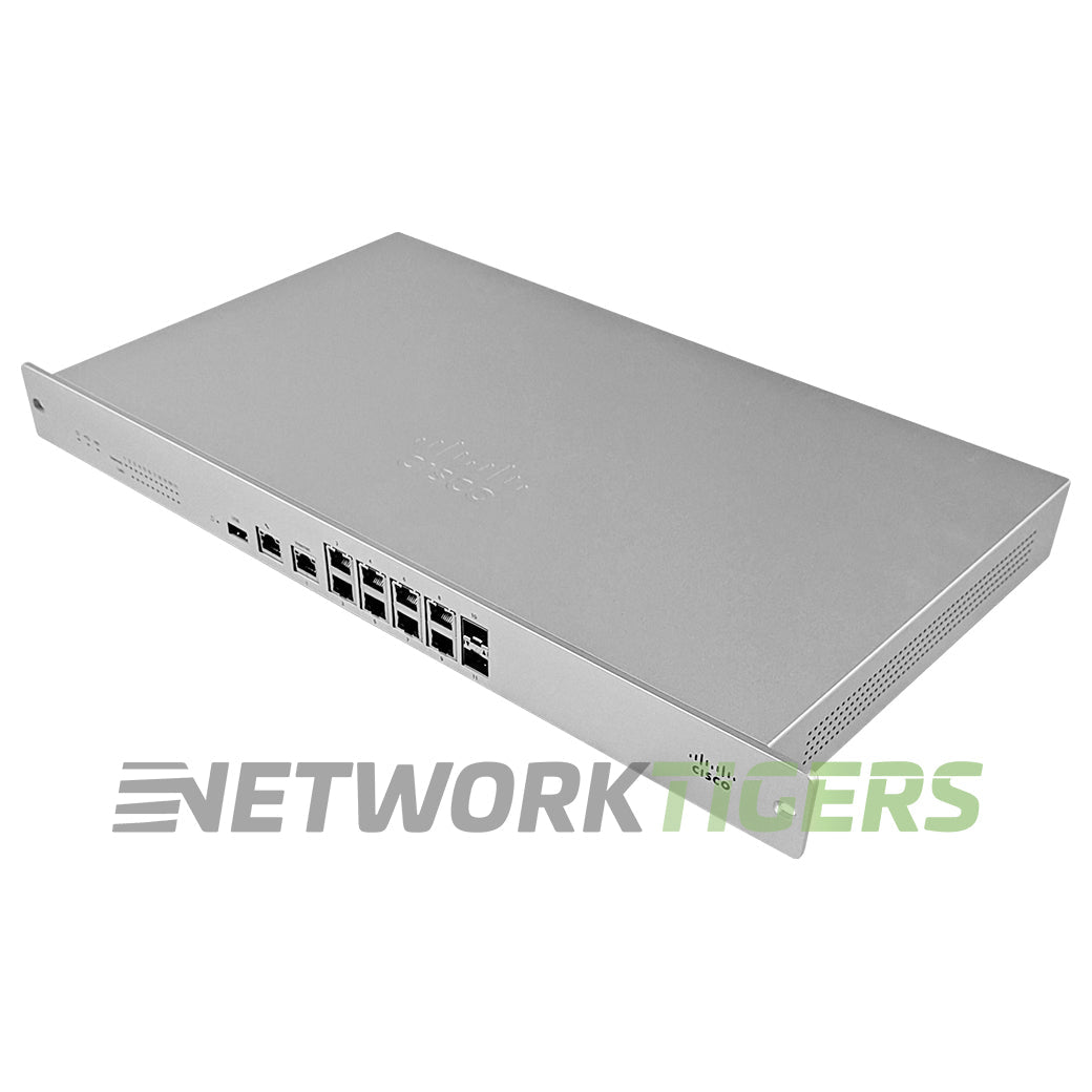 Cisco Meraki MX100-HW 750 Mbps 8x 1GB RJ45 2x 1GB SFP LAN Unclaimed Firewall