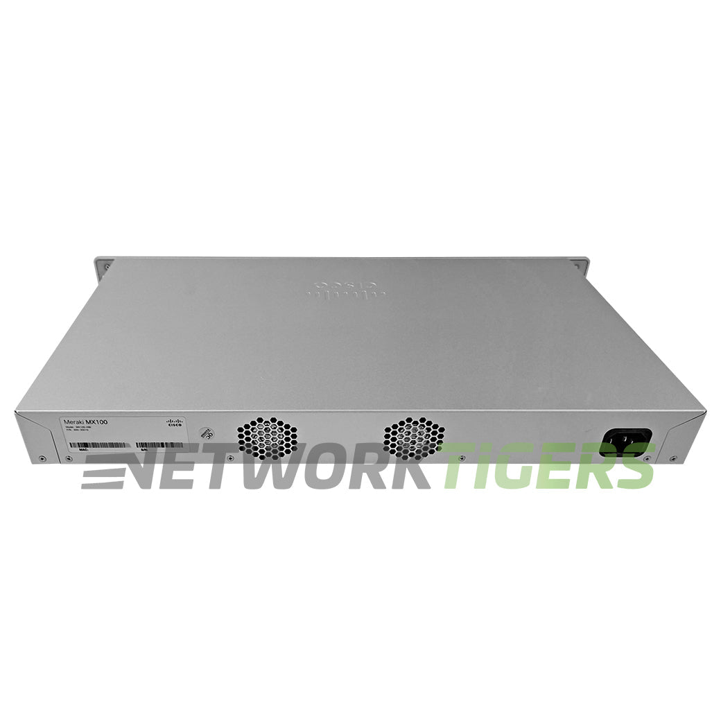 NEW Cisco Meraki MX100-HW 750 Mbps 8x 1GB RJ45 2x 1GB SFP Unclaimed Firewall