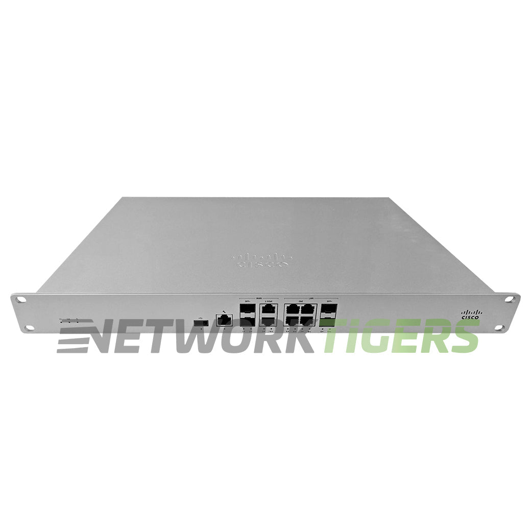 Cisco Meraki MX105-HW 3 Gbps 4x 1GB RJ45 4x 10GB SFP+ Unclaimed Firewall