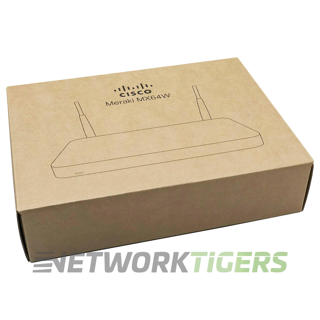 NEW Cisco Meraki MX64W-HW MX Series 250Mbps 5x 1GB RJ45 Unclaimed Firewall