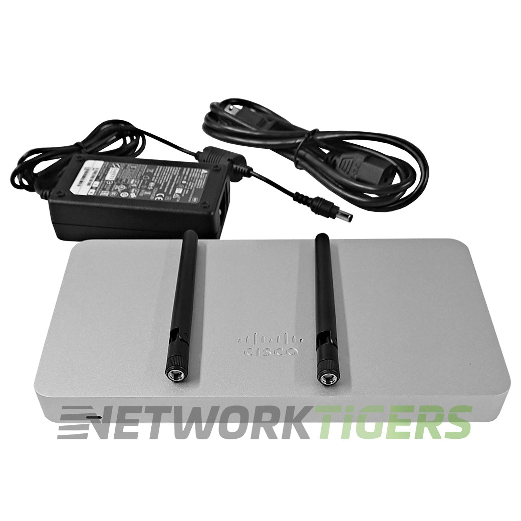 Cisco Meraki MX67C-HW-WW 4x RJ45 LAN 1x RJ45 WAN Unclaimed Firewall w/Adapter
