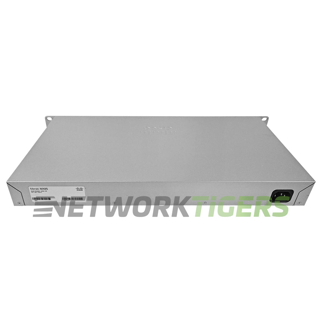 Cisco Meraki MX85-HW 1 Gbps 10x 1GB RJ45 (1x PoE) 4x 1GB SFP Unclaimed Firewall