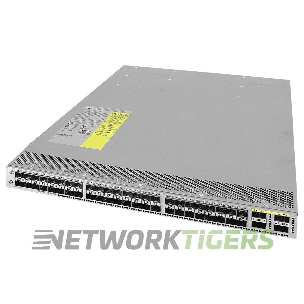 NEW Cisco N3K-C3064-X-FA-L3 48x 10GB SFP+ 4x 40GB QSFP+ Back-to-Front Air Switch