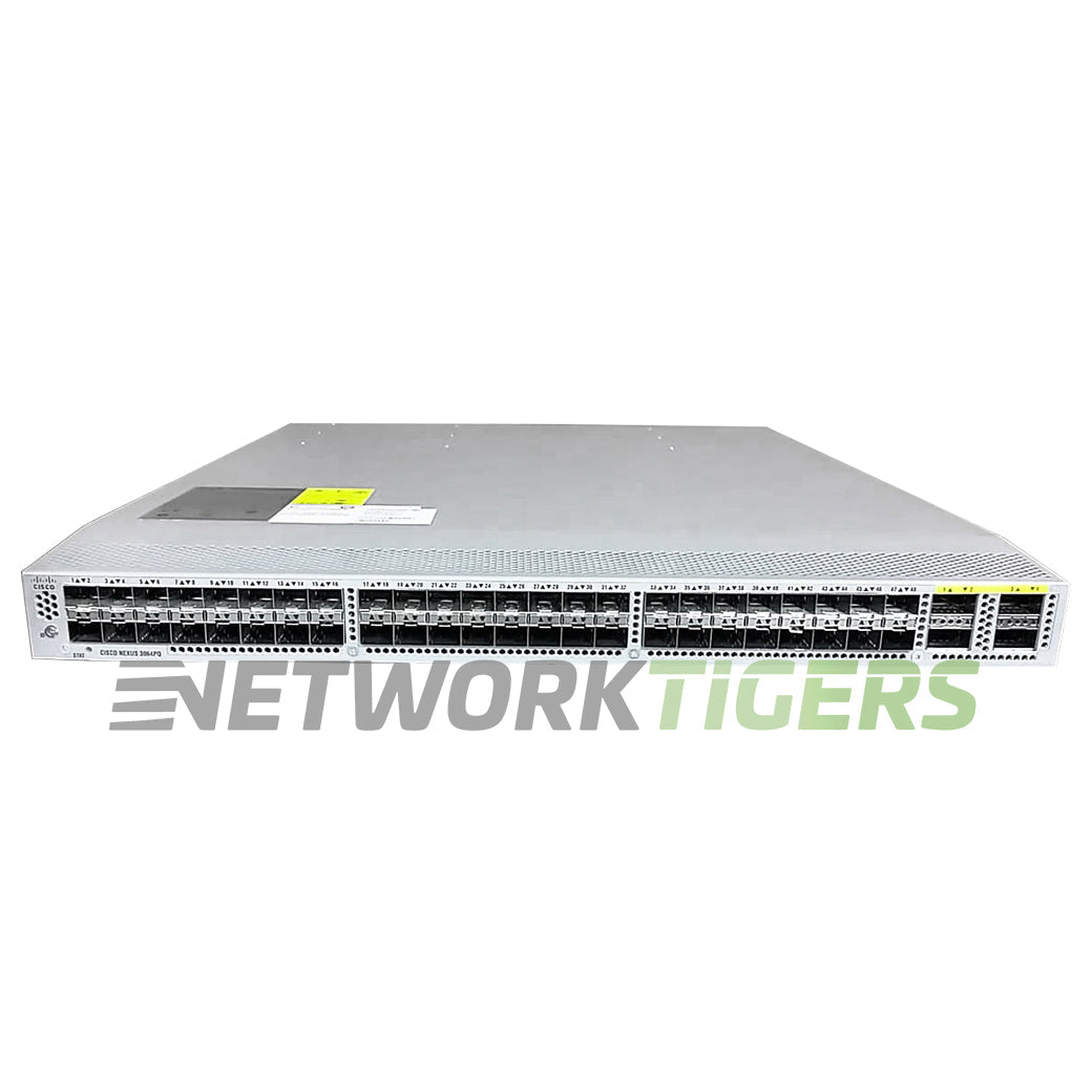 NEW Cisco N3K-C3064PQ-10GE 48x 10GB SFP+ 4x 40GB QSFP+ Back-to-Front Air Switch