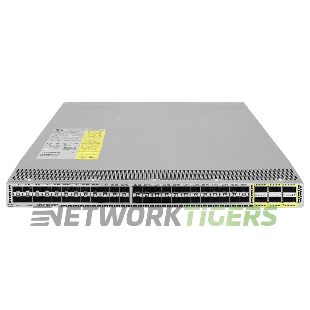 NEW Cisco N3K-C3172PQ-10GE 48x 10GB SFP+ 6x 40GB QSFP+ Front-to-Back Air Switch