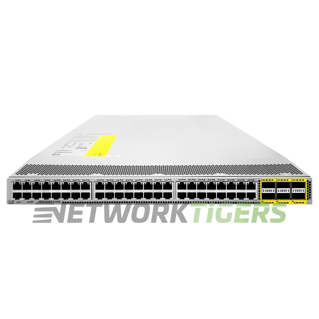 NEW Cisco N3K-C3172TQ-32T 32x 10GB Copper 6x 40GB QSFP+ Front-to-Back Air Switch