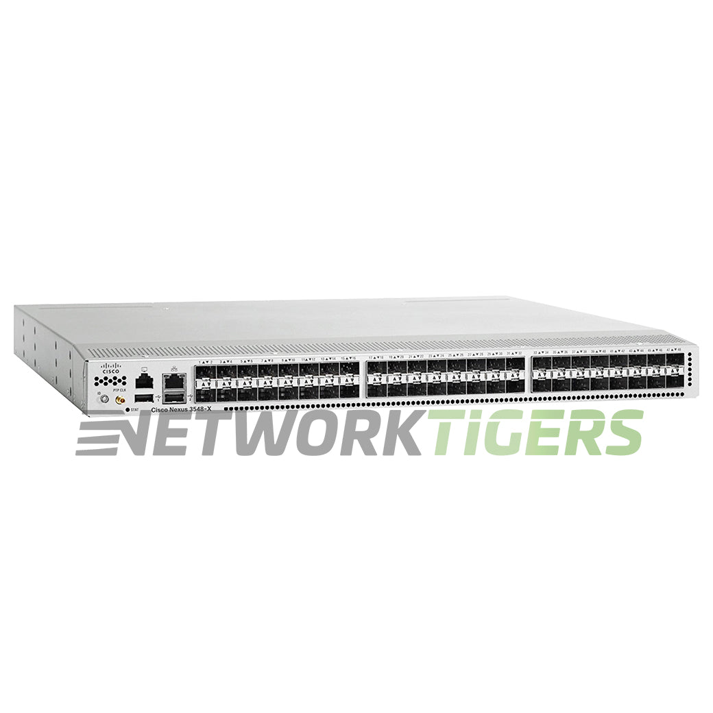 NEW Cisco N3K-C3548P-10GX 48x 10GB SFP+ Front-to-Back Airflow Switch