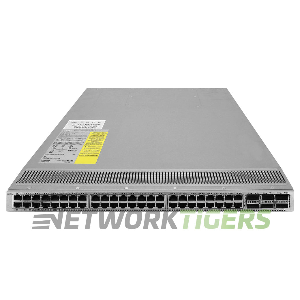 NEW Cisco N9K-C93108TC-EX 48x 10GB Copper 6x 100GB QSFP28 F-B Airflow Switch