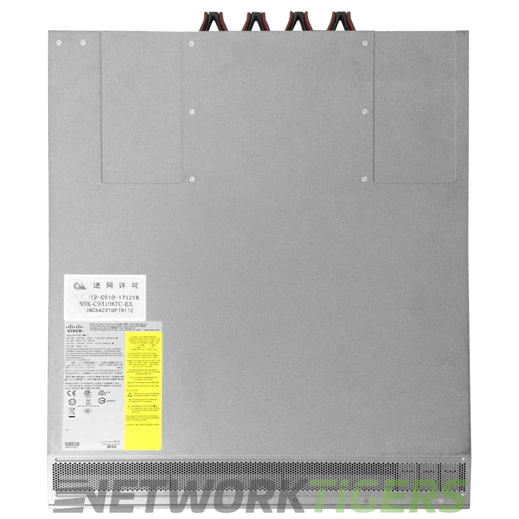 NEW Cisco N9K-C93108TC-EX 48x 10GB Copper 6x 100GB QSFP28 B-F Airflow Switch
