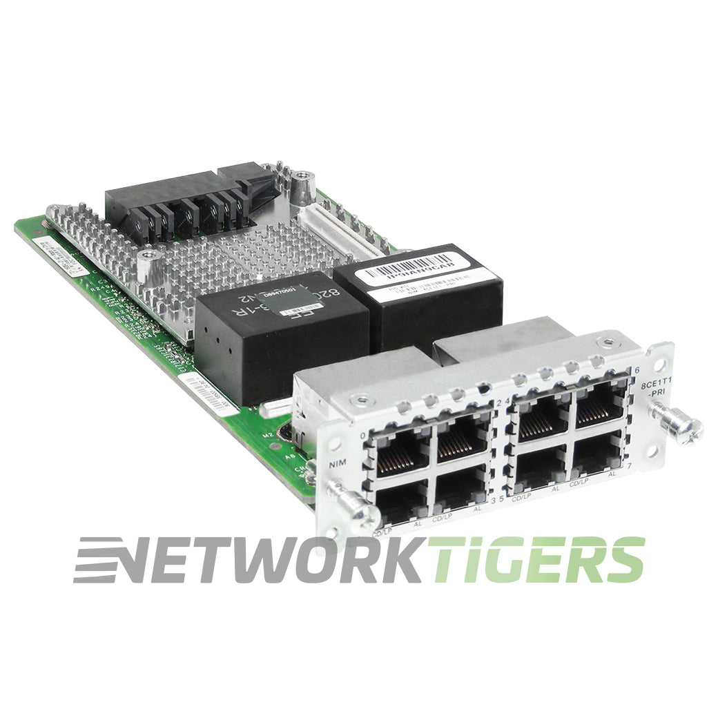NEW Cisco NIM-8CE1T1-PRI ISR 4000 8x Voice/Channelized Data T1/E1 Router Module