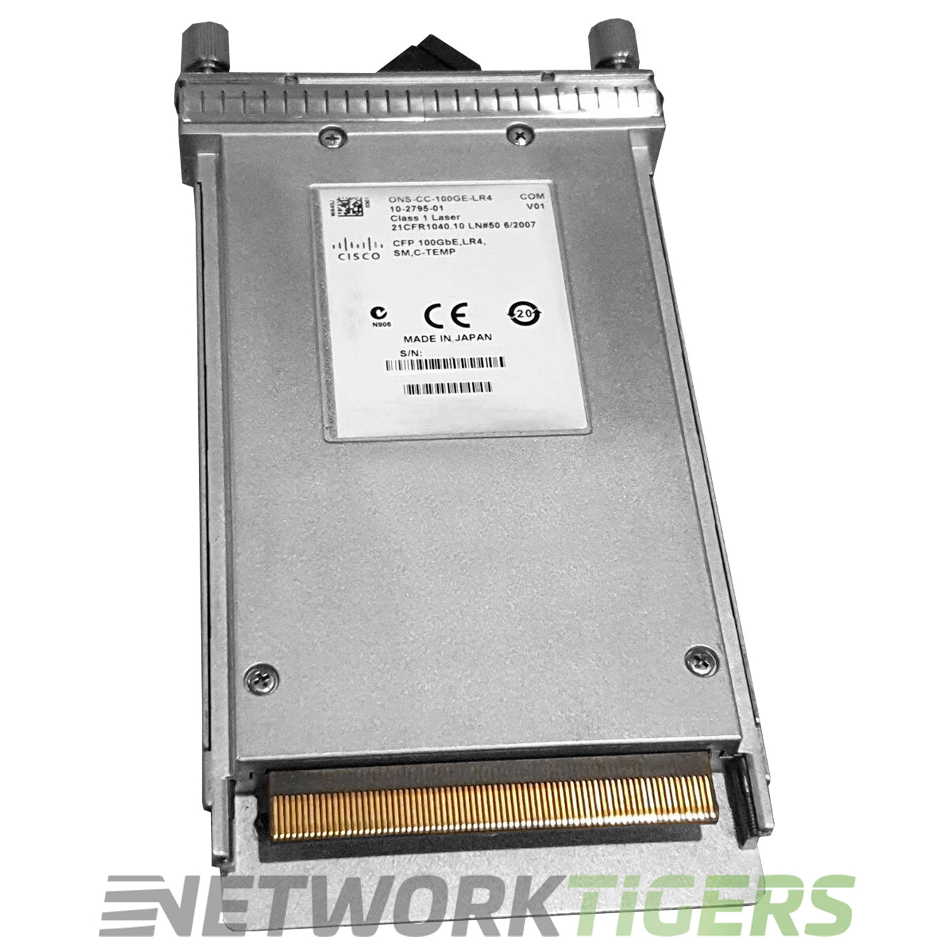 Cisco ONS-CC-100GE-LR4 10GB BASE- LR4 1310nm SMF 10km CFP Transceiver