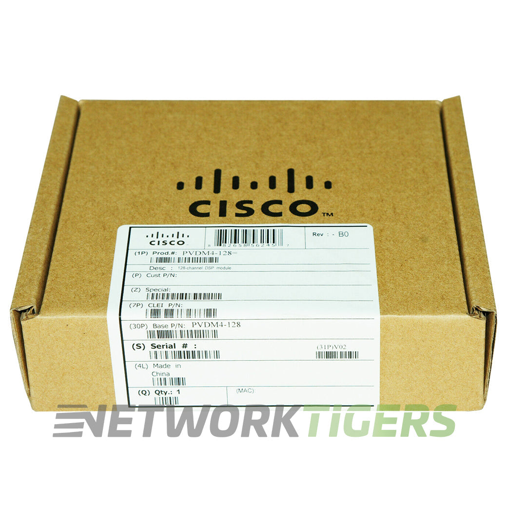 NEW Cisco PVDM4-128 ISR 4000 128-Channel High-Density Voice DSP Module