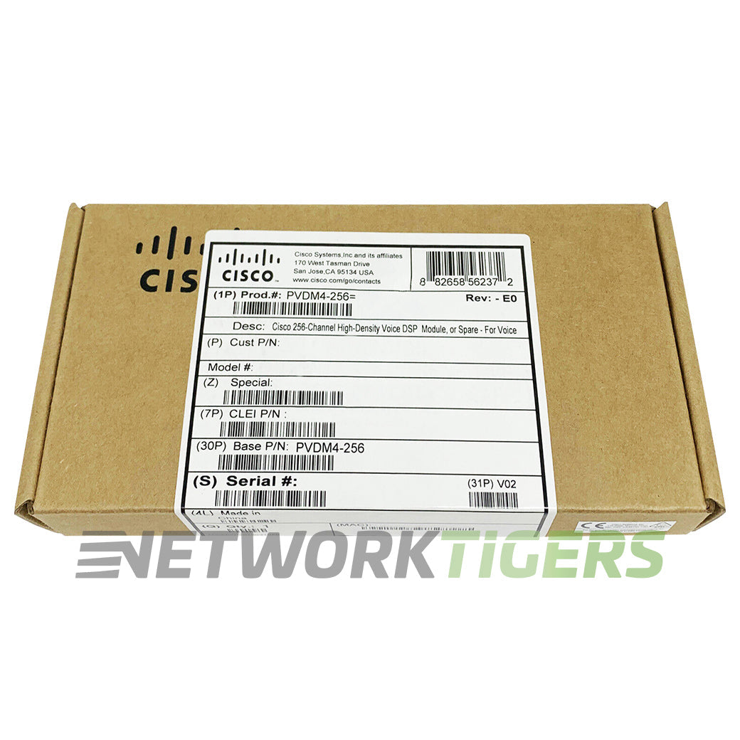 NEW Cisco PVDM4-256 ISR 4000 Router 256-Channel High-Density Voice DSP PVDM