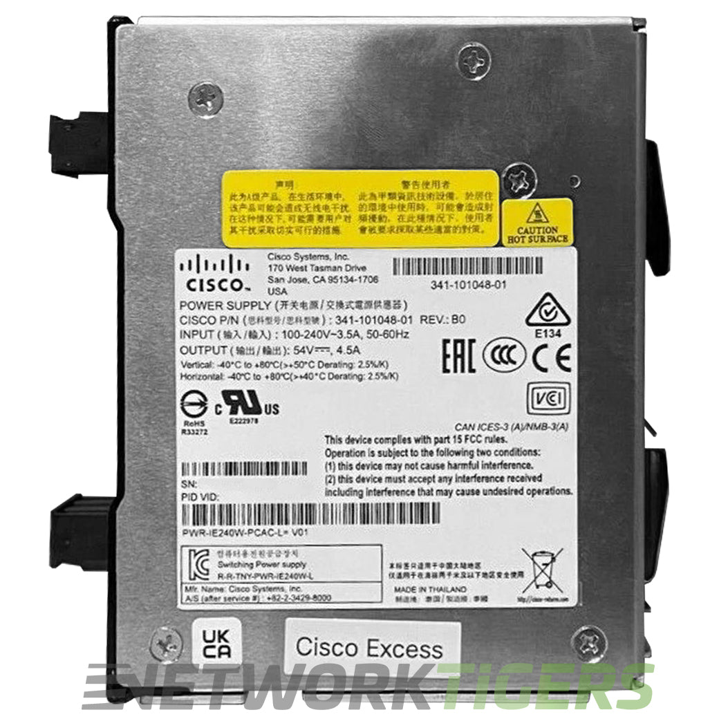 Cisco PWR-IE240W-PCAC-L Industrial Ethernet 4000 240W AC Switch Power Supply