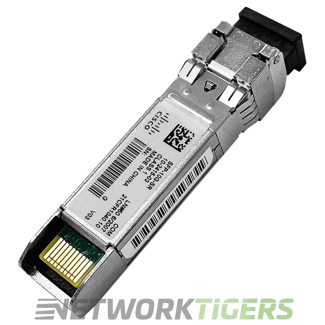 Cisco SFP-10G-SR 10GB BASE-SR 850nm Short Reach MMF SFP+ Transceiver